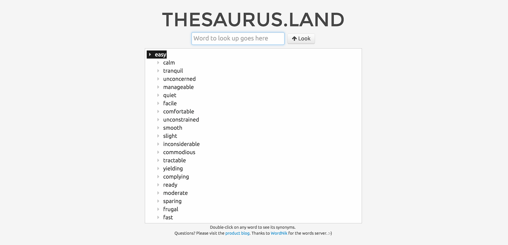 thesaurus.land