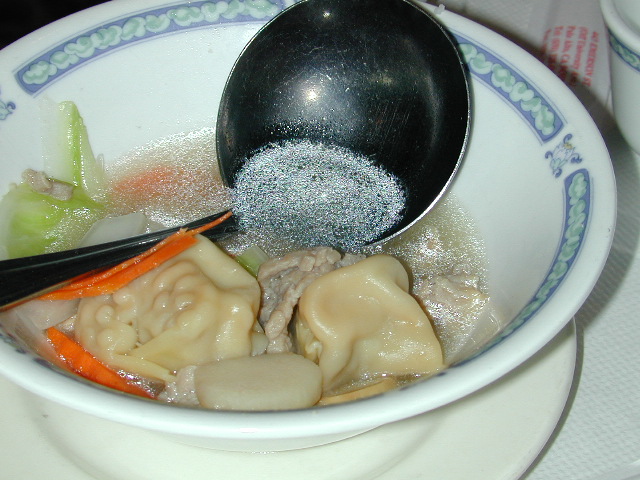 Fatty Won Ton Soup: 